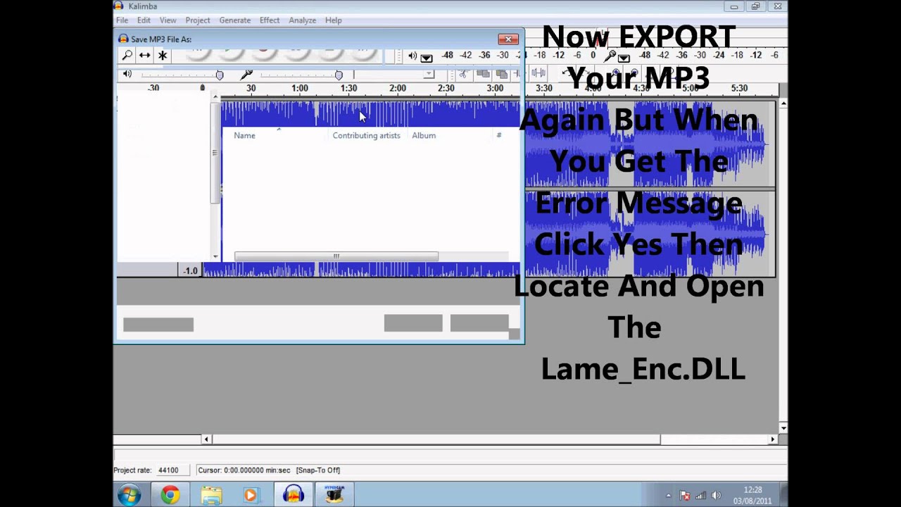 download lame enc.dll audacity