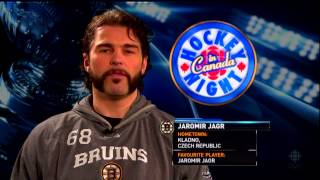 David Krejci and Jaromir Jagr both name Jagr as their Favorite Player Growing Up - Boston Bruins HD