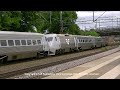SJ X2 multiple trains at Katrineholm, Sweden