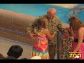 Army Sergeant Surprises Daughters at Brookfield Zoo's Dolphin Presentation
