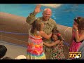Army Sergeant Surprises Daughters at Brookfield Zoo's Dolphin Presentation