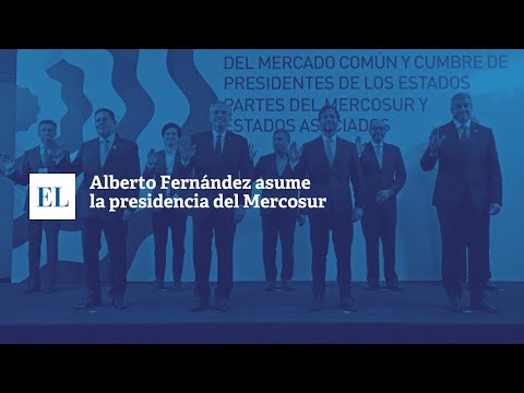 ALBERTO FERNÃ�NDEZ ASUME LA PRESIDENCIA DEL MERCOSUR