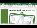 Calculer le RANG sur Excel avec le format 1er?re, 2?me