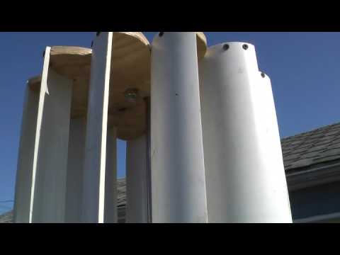Homemade Vertical Wind Turbine Generator