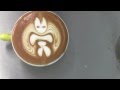 Latte art- batman (ona coffee)