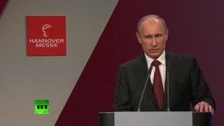 Путин и Меркель открывают Ганноверскую ярмарку