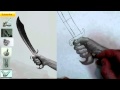 How to Draw a Hand Holding a Sword Step