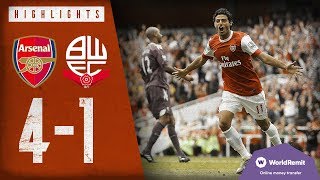 Carlos Vela scores a Wengerball team goal! | Arsenal 4-1 Bolton | Sept 11, 2010