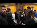 Studenti dell'aberghiero Motti di Castelnovo ne' Monti alla premiazione Menu a Km Zero, clicca per Dettaglio