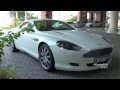 White Aston Martin DB9