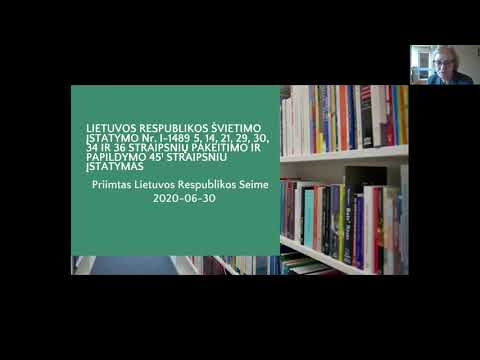 Nacionalinė švietimo agentūra. Vaizdo konferencija „Pedagoginių psichologinių tarnybų veiklos aktualijos“