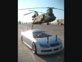 RC Subaru Legacy AWD Car Drifting in Iraq Blackhawk,Apache,Chinook 