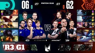 Origen vs G2 Esports - Game 1 | Round 3 PlayOffs S10 LEC Spring 2020 | OG vs G2 G1