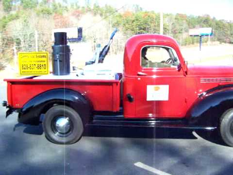 1946 Chevy pickup truck xmas parade