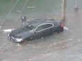 BMW 335 rescue from the flood by its female owner