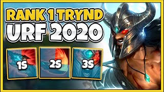 #1 TRYNDAMERE WORLD VISITS URF 2020 FOR THE FIRST TIME (46 KDA RAMPAGE) - League of Legends