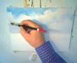 How To Paint A Blue Sky With Clouds