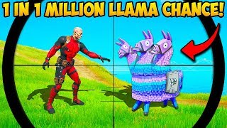 *1 IN A MILLION* LLAMA CHANCE!! - Fortnite Funny Fails and WTF Moments! #929