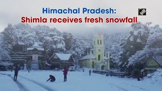 Video - हिमाचल: Shimla में आज लगातार तीसरे दिन Snowfall जारी