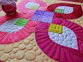 Free motion quilting tablecloth Bloom.[1]
