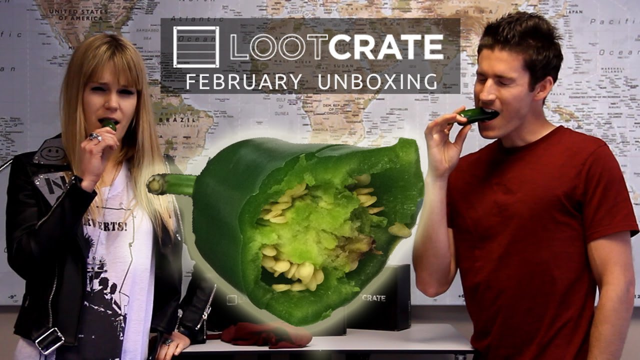 Loot Crate and Jalapenos Unboxing - February 2014