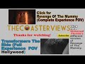 Revenge Of The Mummy (Night Vision Clear POV) Roller Coaster Universal Studios Hollywood HD Video