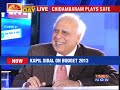 Budget 2013: Kapil Sibal Special (Full Interview)