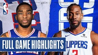 76ERS at CLIPPERS | FULL GAME HIGHLIGHTS | March 1, 2020