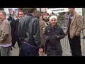 Manifestation contre un acte islamophobe ( femme enceinte ag