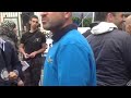 Manifestation contre un acte islamophobe ( femme enceinte ag