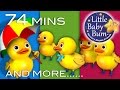 FIVE LITTLE DUCKS - NUMBER SONGS - NURSERY RHYMES | FIVE LITTLE DUCKS NURSERY RHYMES for kids | Animated rhymes for kids | Number rhymes collection