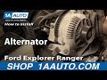 Auto Repair: Replace Alternator Ford Explorer Ranger Truck Van Mazda 4.0L 94- ...