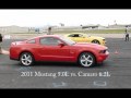 2011 Mustang 5.0L vs Camaro 6.2L Drag Races