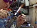 Flameworked Glass Butterfly by Tony Johns