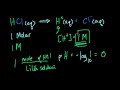 pH, pOH of Strong Acids and Bases