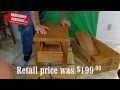 How To put together solid wood table from BackSaverCloseout.com