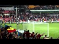 Sparta - Feyenoord: oslavy kotle a hráčů (autor: Daniel Najer)