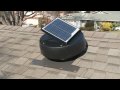 Solar Powered Attic Fan - Attic Ventilation Fan