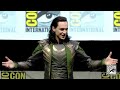 Tom Hiddleston as LOKI at Comic-Con 2013 (Official-HD)