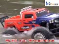 Large 1,10 Four-wheel Drive Amphibious RC Off-road Car for WaterLand Playing .flv