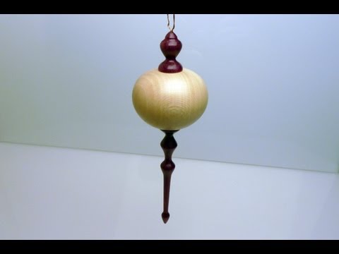 Lathe Turned Christmas Ornaments