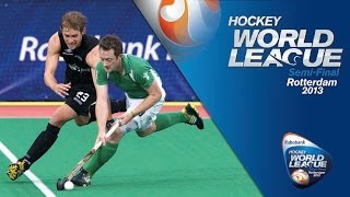 New Zealand vs Ireland Men's Hockey World League Rotterdam Pool B 15/6/13