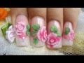 How to make pink 3D acrylic roses