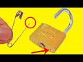 10 Ways to Open a Lock without key