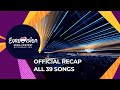 Official recap: All 39 songs of the Eurovision Song Contest 2021