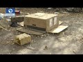 Condoms, Syringes, Test Tubes, Hand Gloves Litter Boko Haram Camp