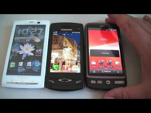 samsung wave s8500. Samsung Wave S8500 Vs Desire