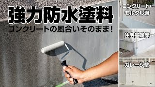 【DIY】コンクリート・モルタルをフッ素できれいに！ガッツモルタルNo.1の塗装方法【住宅基礎】