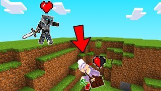 Minecraft BUT We Only HAVE 1 HEART! (X Life 1)