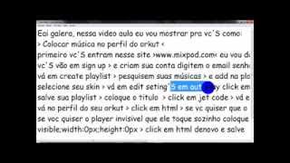 Como Colocar Um Video No Youtube No Perfil Do Orkut